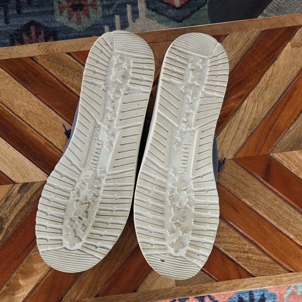 Hey Dude Navy Blue Slip-On Loafers - Picture 3 of 3